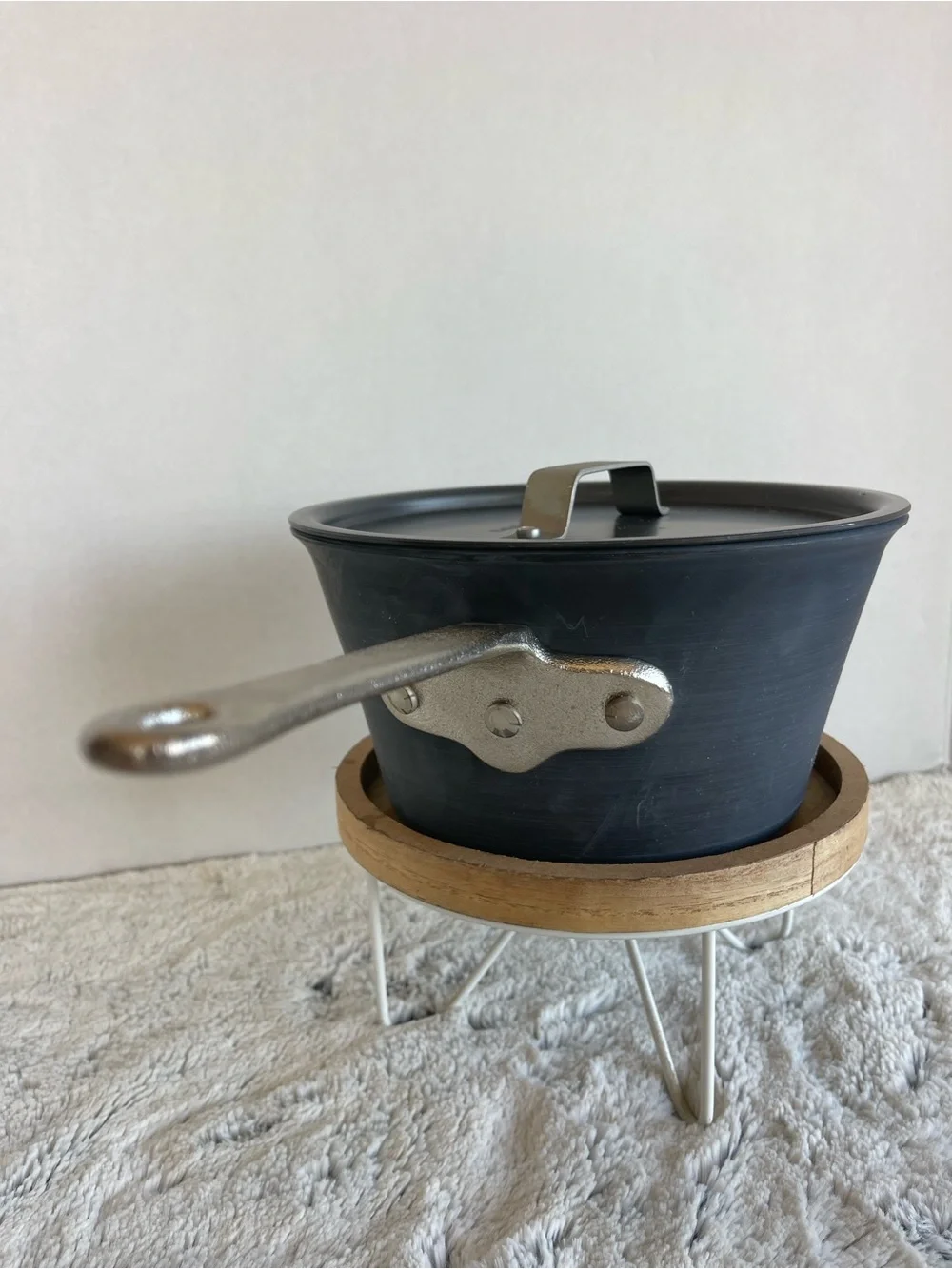 Calphalon Commercial 2.5Qt 1702 1/2 Pot w/  Lid Hard Anodized